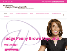 Tablet Screenshot of judgepenny.com